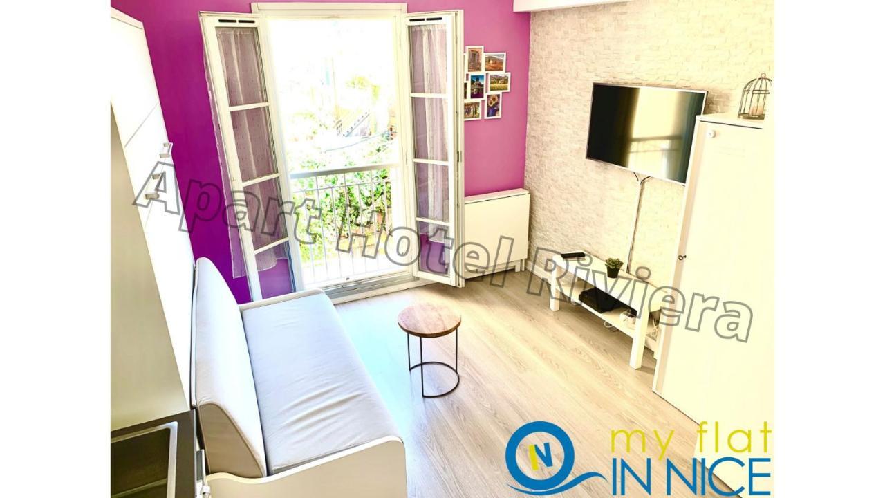 Aparthotel Riviera Nice Cote D'Azur - Old Town - Studio Ac - Sea View - 50M Promenade Des Anglais- La Maison Linda Екстериор снимка