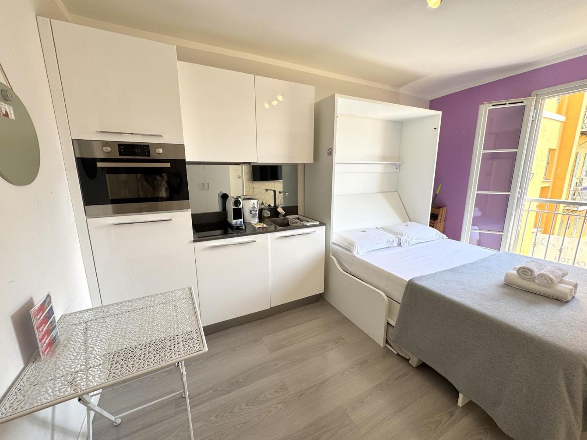 Aparthotel Riviera Nice Cote D'Azur - Old Town - Studio Ac - Sea View - 50M Promenade Des Anglais- La Maison Linda Екстериор снимка