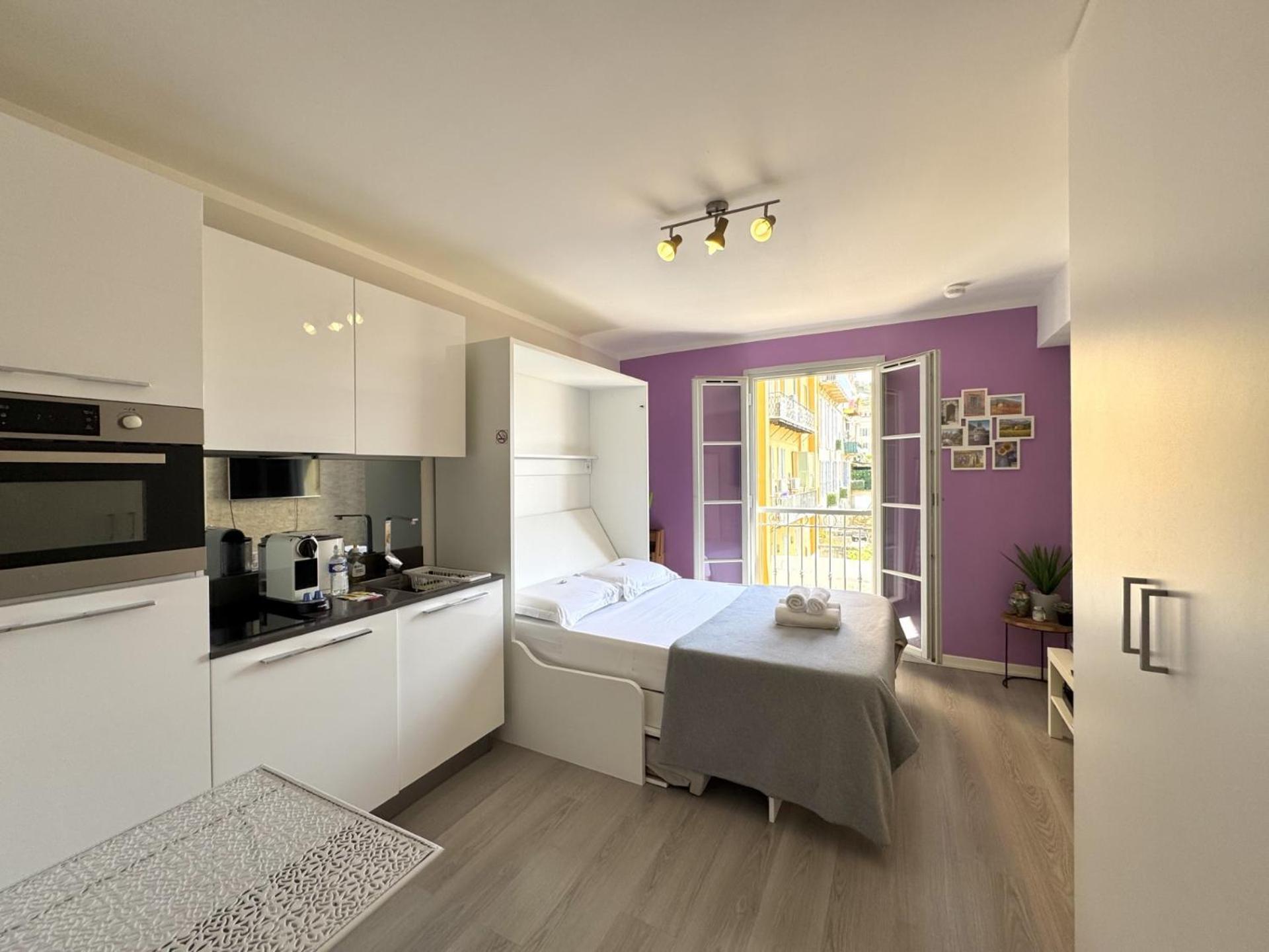 Aparthotel Riviera Nice Cote D'Azur - Old Town - Studio Ac - Sea View - 50M Promenade Des Anglais- La Maison Linda Екстериор снимка